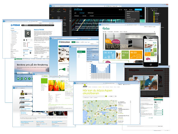 Dynamix CMS kan användas för alla typer av webblösningar