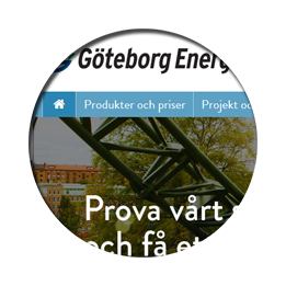 Webbplats åt Göteborg Energi